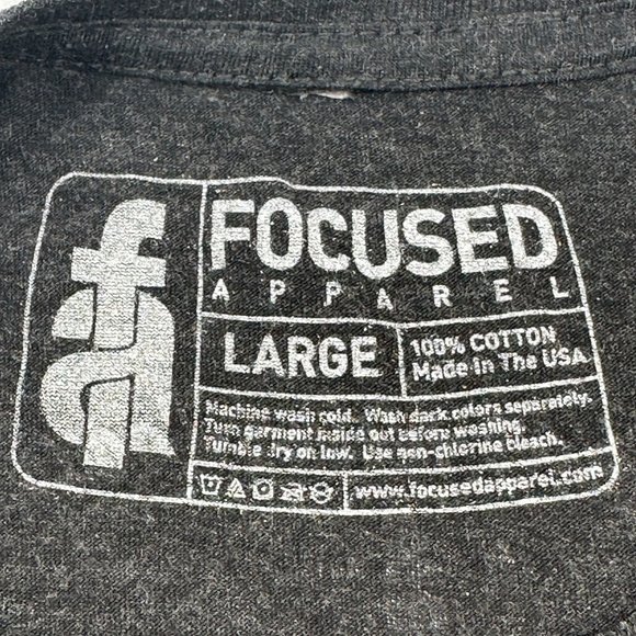 Focused Apparel Men's Size Large What Champions Are Made Of Tee Shirt Preowned - Picture 4 of 11